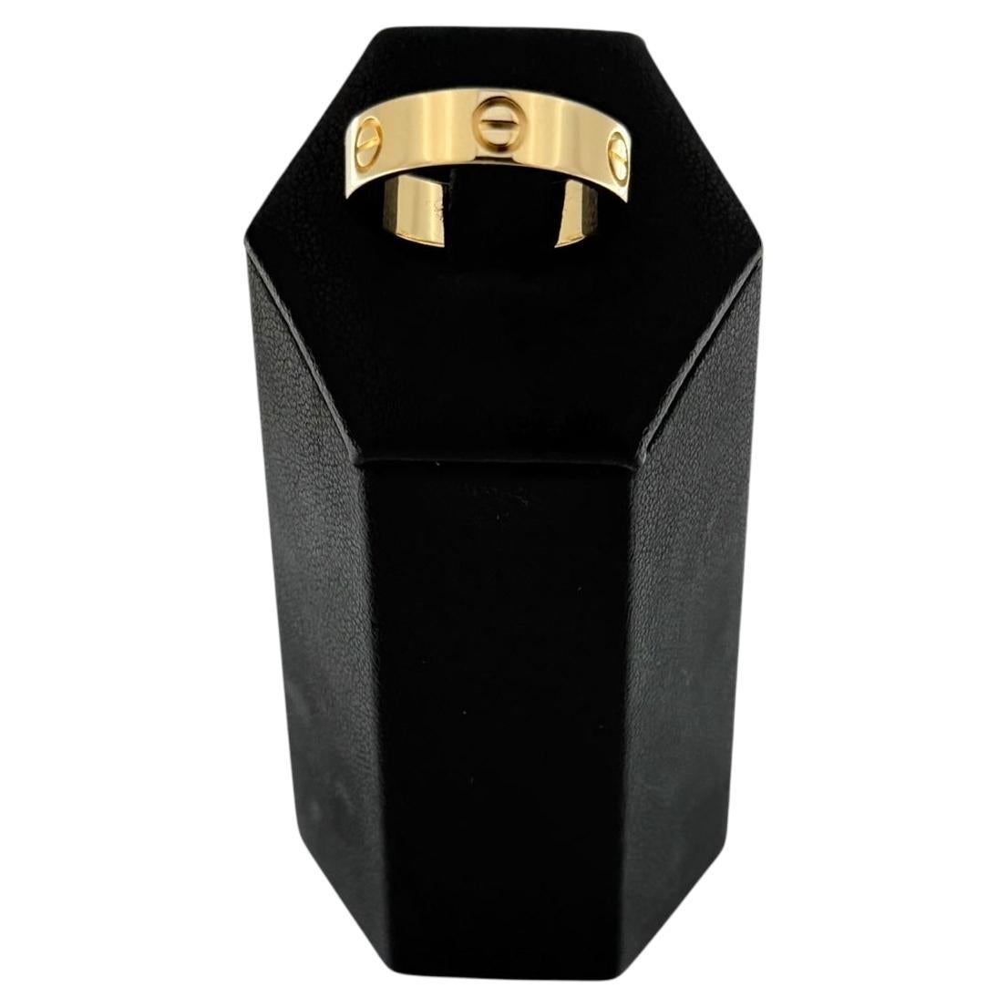 Cartier Love Ring Yellow Gold - size 60 For Sale 3