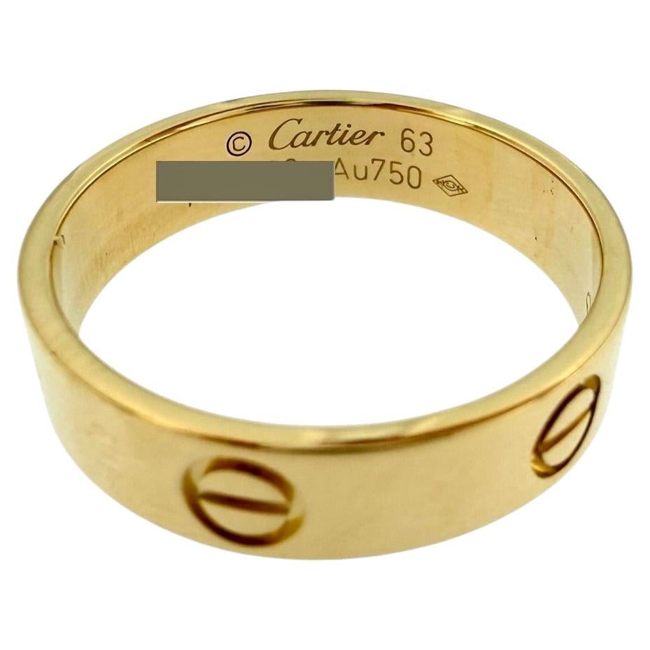 Cartier Love Ring Yellow Gold - size 63