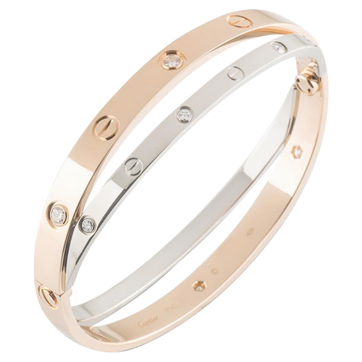 cartier love bracelet double ring
