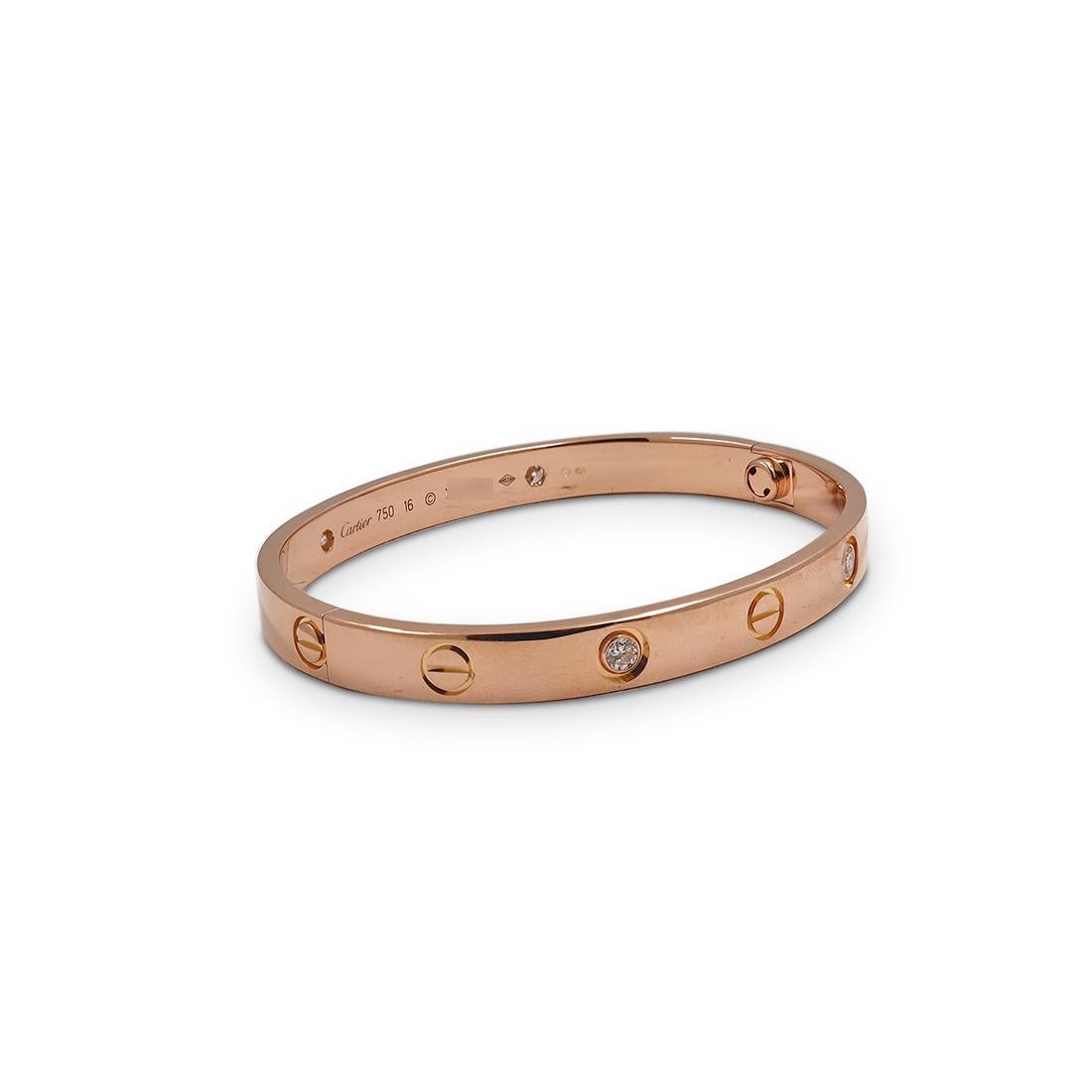 cartier love bracelet with diamonds