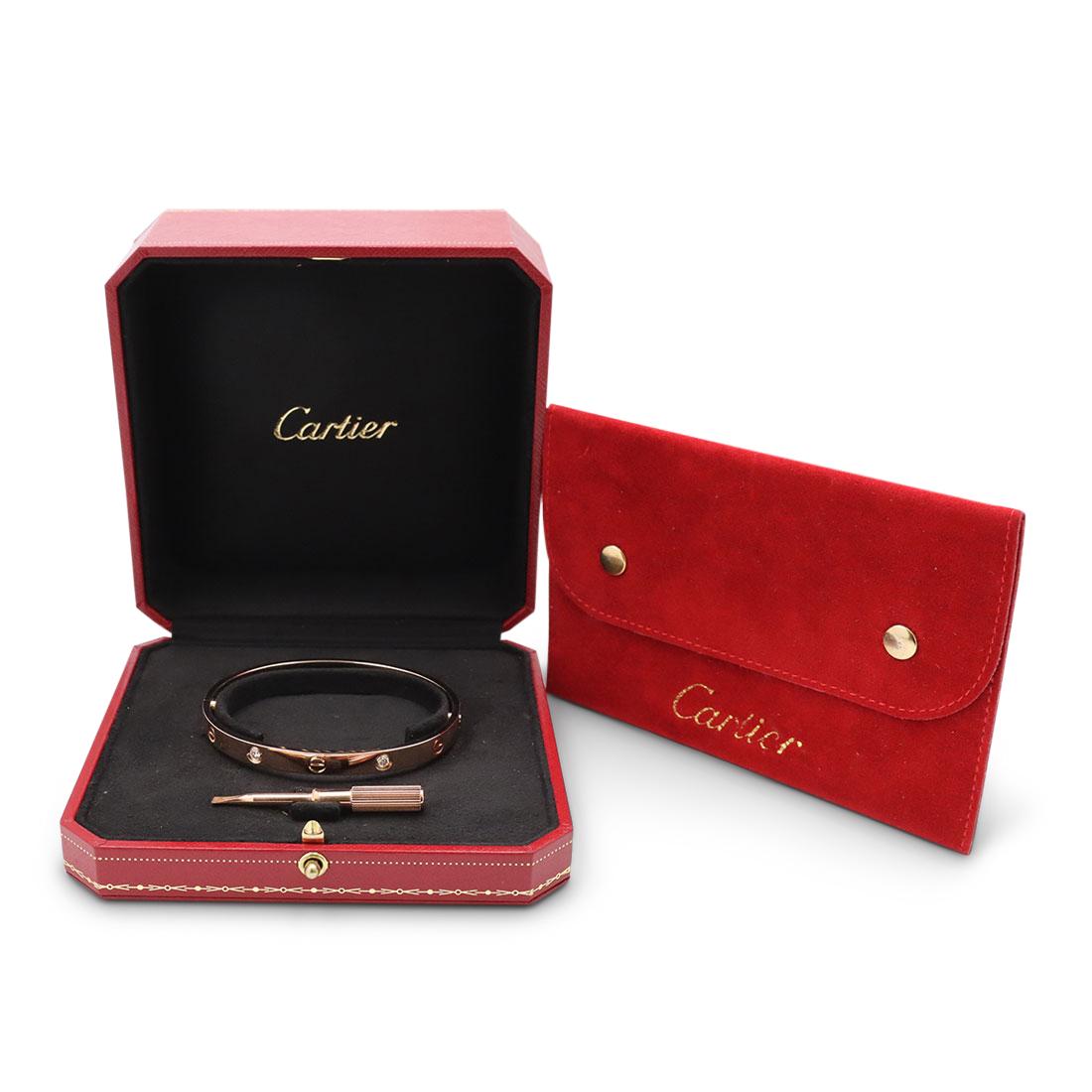 what does the inside of a cartier bracelet look like