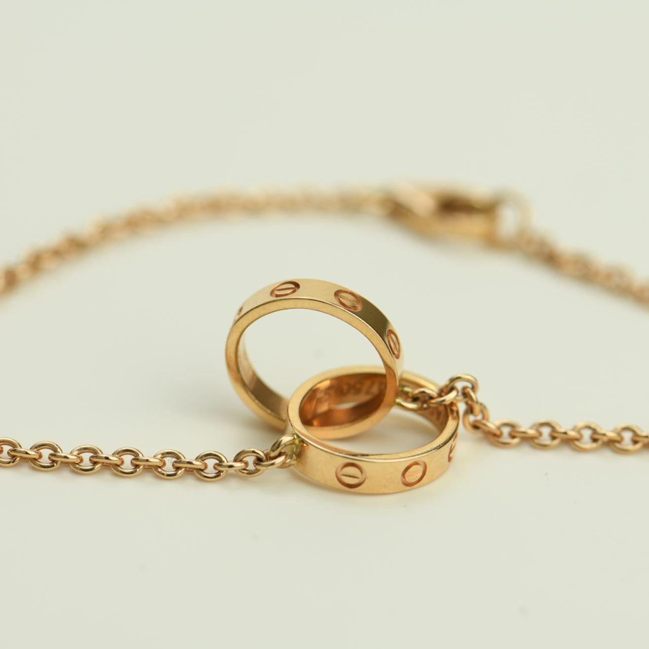 Women's or Men's Cartier LOVE Rose Gold Bracelet B6027000 For Sale