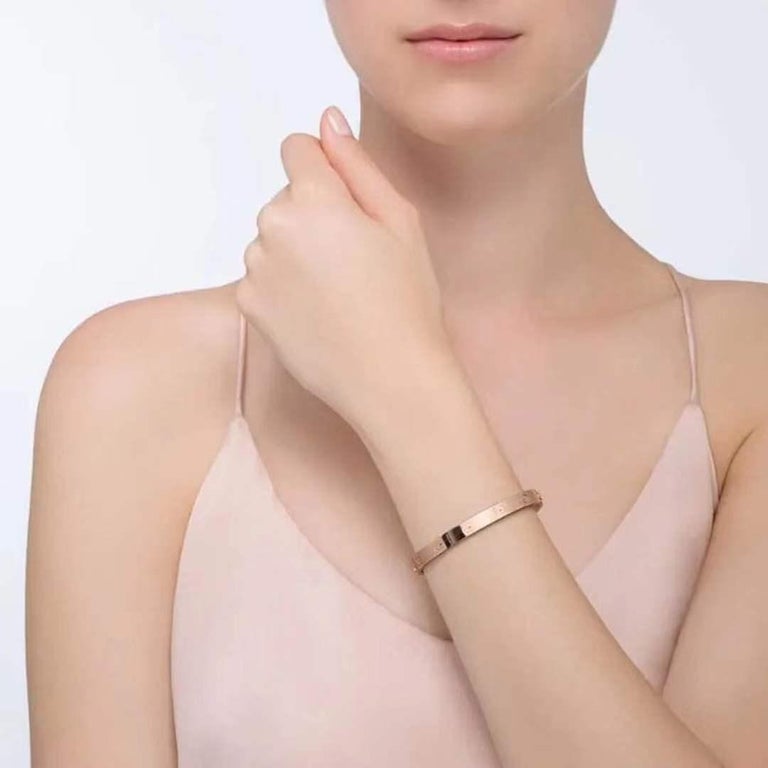 Cartier Love Rose Gold Bracelet B For Sale At 1stdibs Cartier Love Rose Gold Bracelet B For Sale At 1stdibs