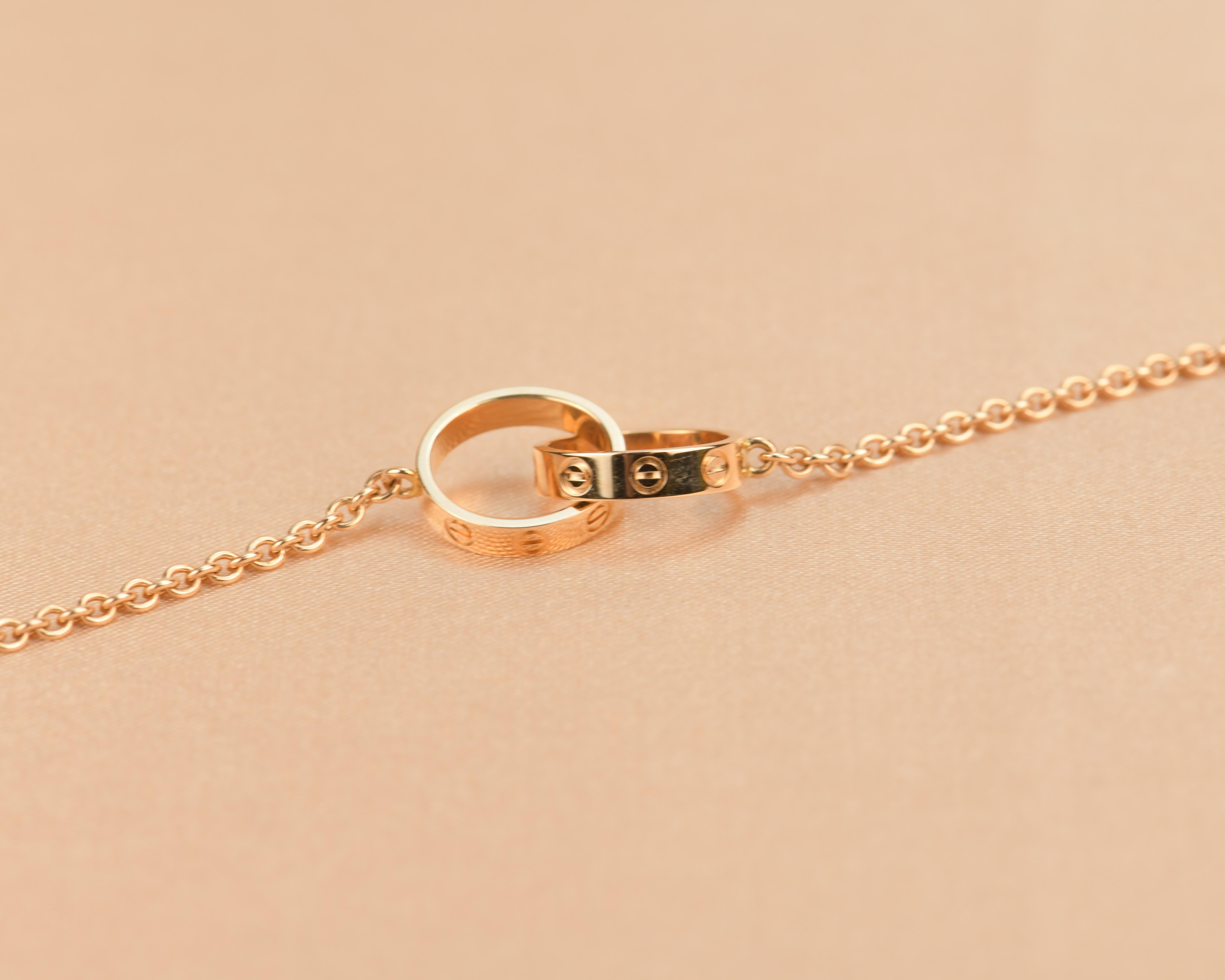 Cartier Love Rose Gold Bracelet 7