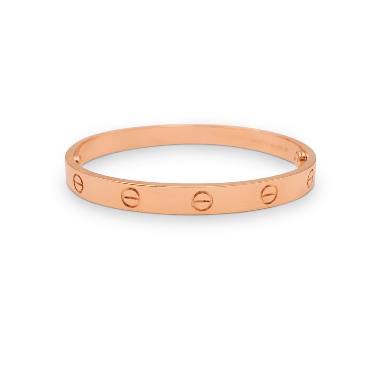 Cartier Love Rose Gold Bracelet at 1stDibs | cartier bracelet