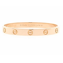 Cartier Love Rose Gold Bracelet