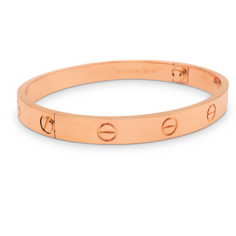 Cartier Love Rose Gold Bracelet at 1stDibs cartier bracelet