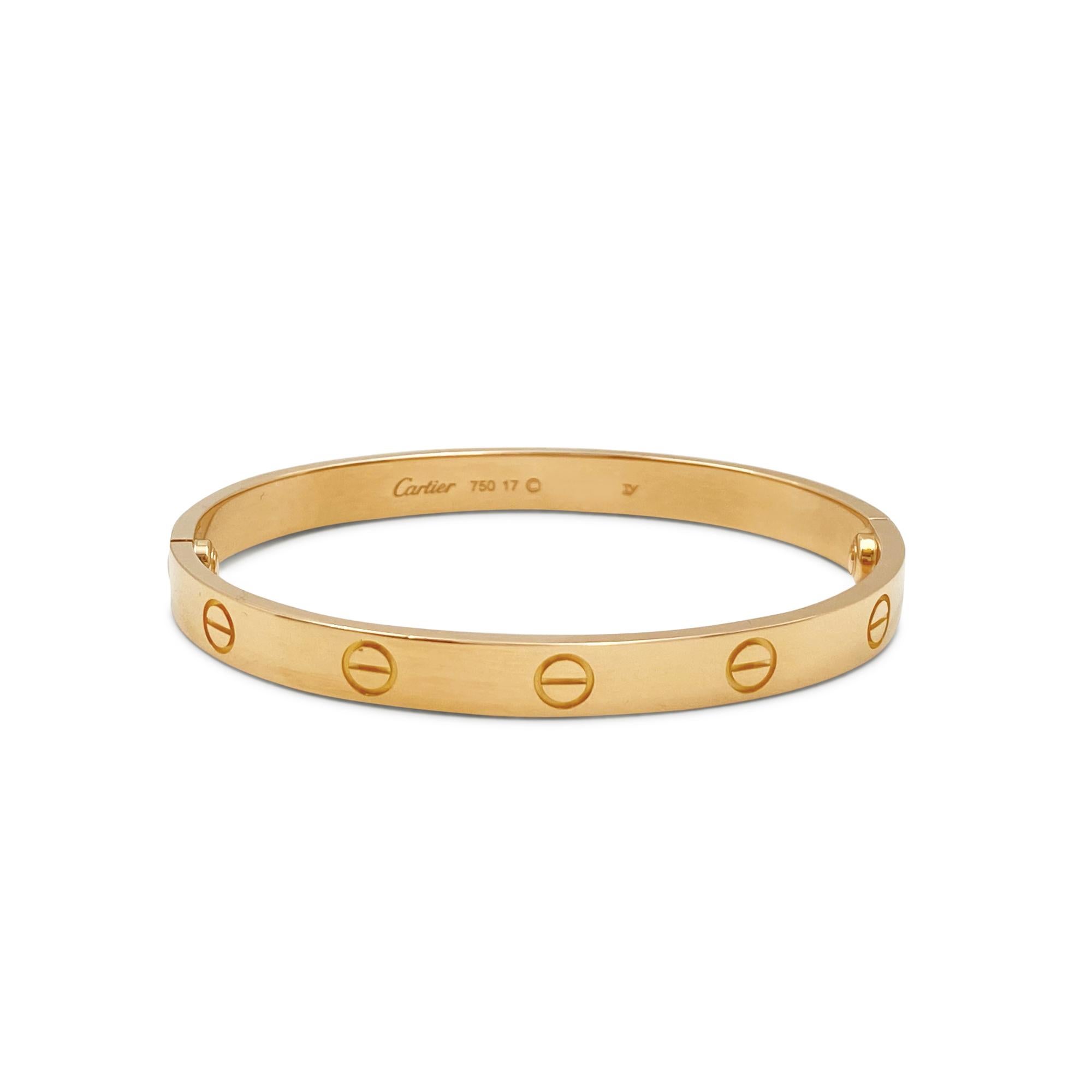 cartier love bracelet serial number check