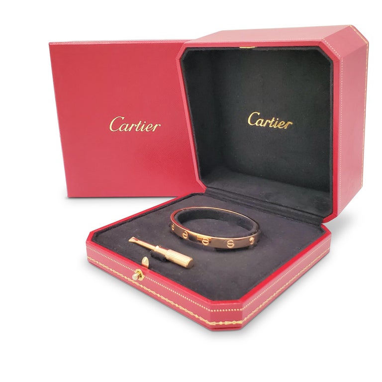 Cartier Love Rose Gold Bracelet at 1stDibs | cartier bracelet