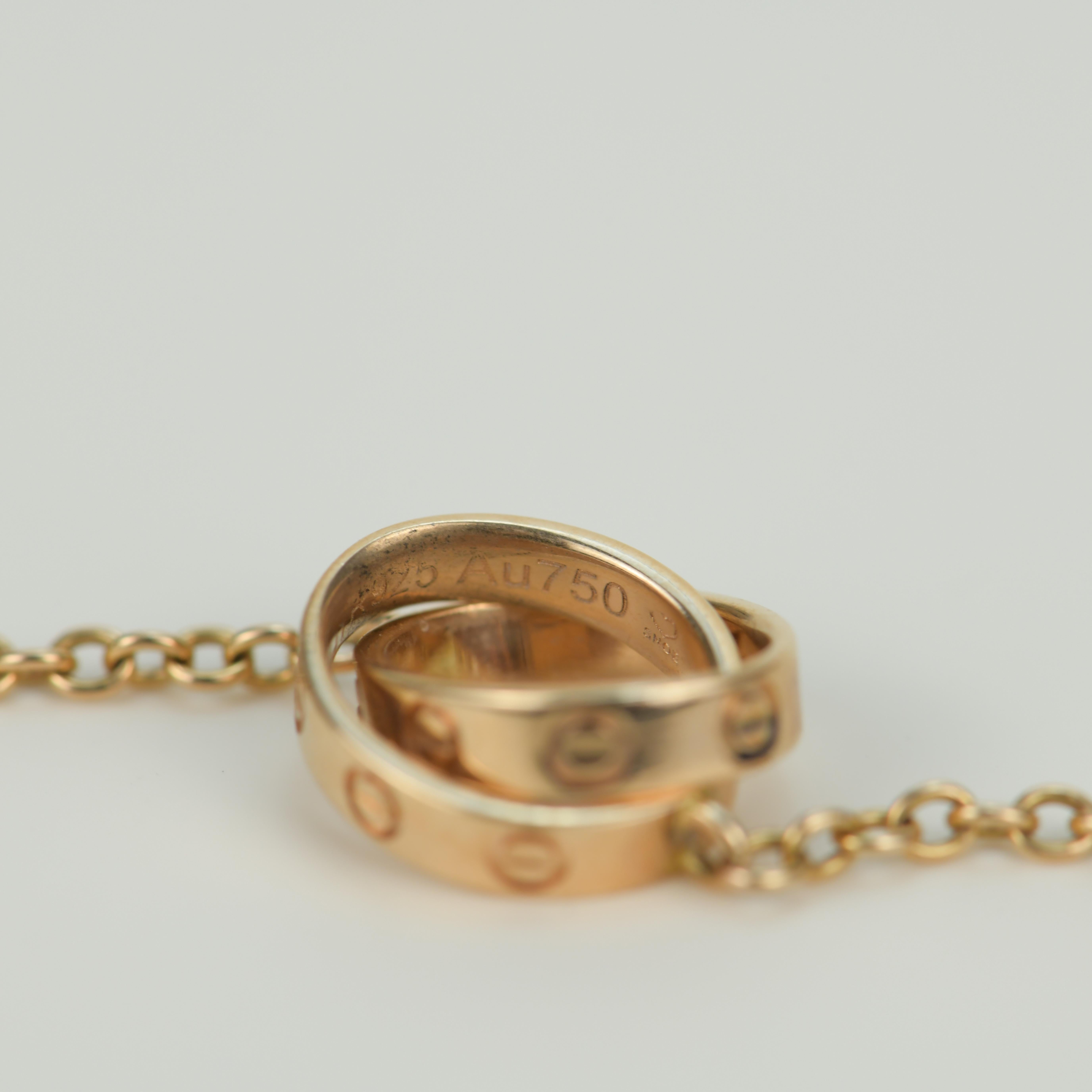 Cartier Love Rose Gold Bracelet In Excellent Condition In Banbury, GB