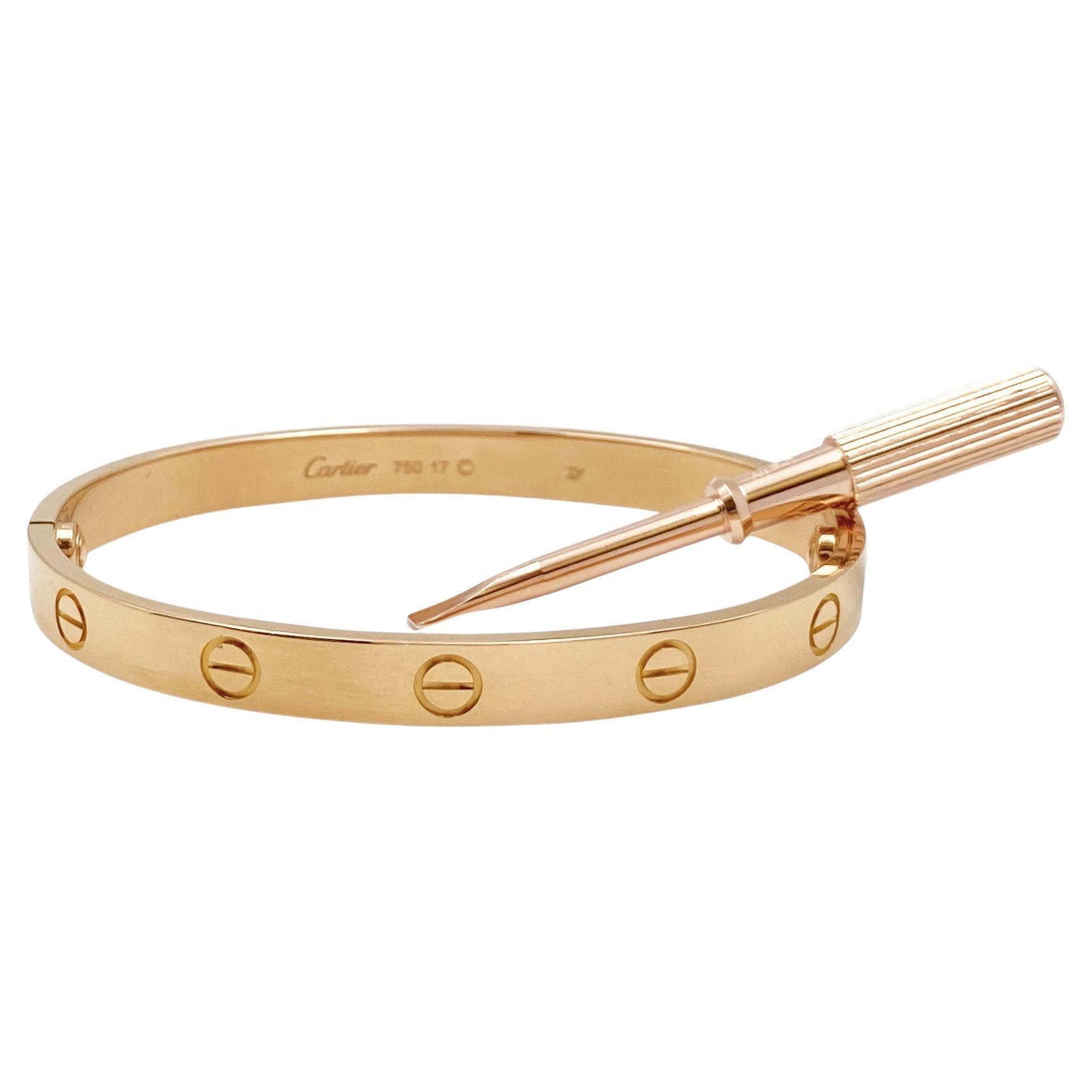 Cartier Love Rose Gold Bracelet