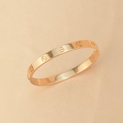Cartier Love Rose Gold Bracelet with Paper Work