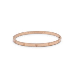 Cartier 'Love' Rose Gold Bracelet, Small Model