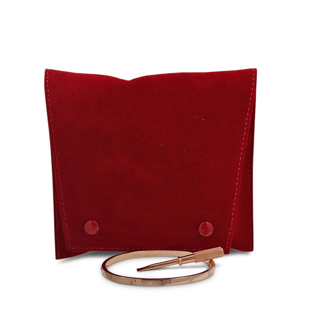 Cartier Love Roségold-Armband, kleines Modell 3