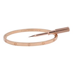Cartier 'Love' Rose Gold Bracelet, Small Model