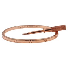 Cartier Love Rose Gold Bracelet, Small Model