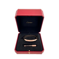 Cartier Love Rose Gold Plain Bracelet
