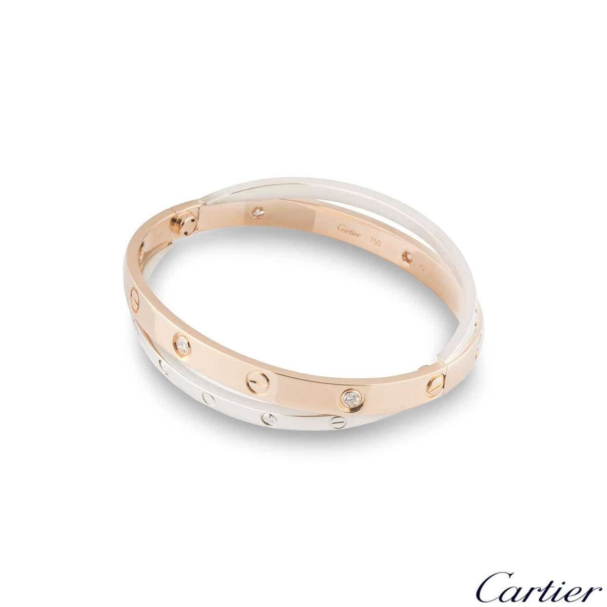 cartier love double bracelet