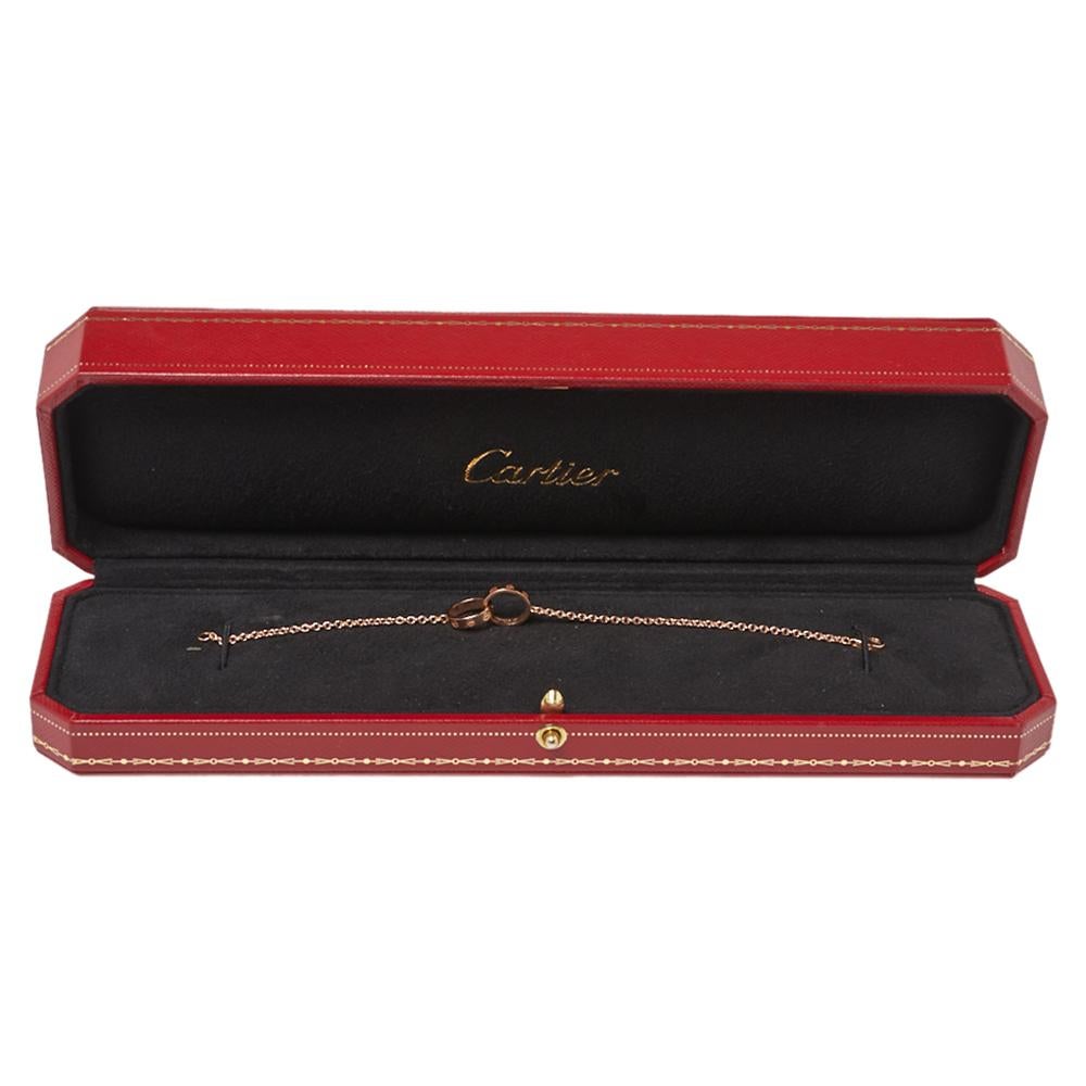 Cartier Love Screw Motif 18K Rose Gold Bracelet 1