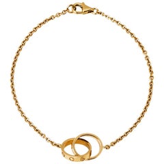Cartier Love Screw Motif 18K Yellow Gold Bracelet