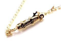Cartier Love Screws Station Long Yellow Gold Chain Necklace