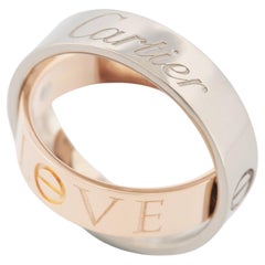 Cartier Love Secret Ring Rose & White Gold 55, 2005, Limited Edition