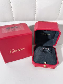 Cartier LOVE Series 18K White Gold Single Diamond Ring
