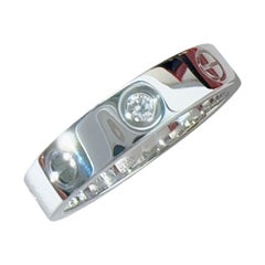 Cartier LOVE Series 18K White Gold Single Diamond Ring