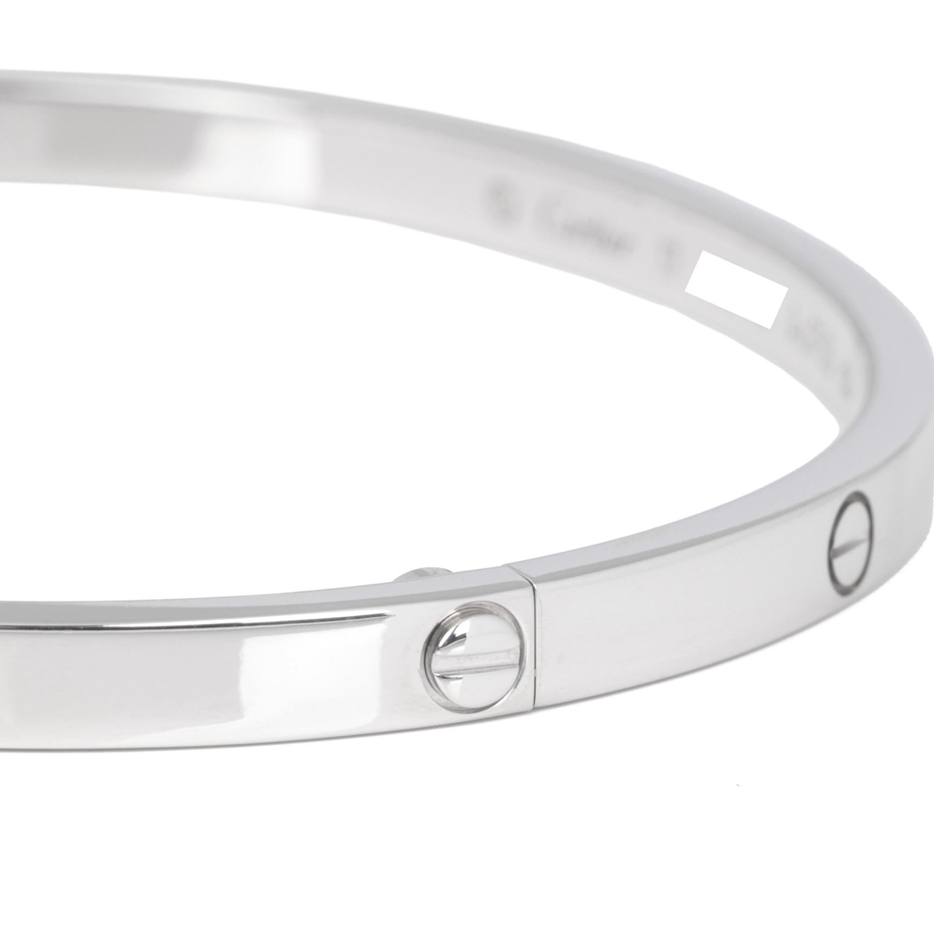 Cartier Love Sm White Gold - 2 For Sale on 1stDibs | cartier ke 3098