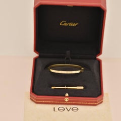 Cartier Love Small Model Bracelet Size 17 18K Yellow Gold
