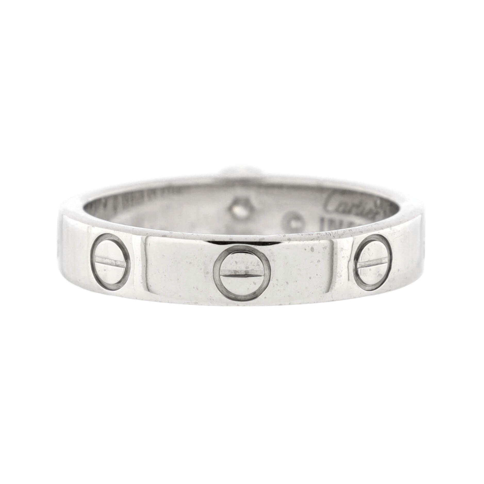 Cartier solitaire love ring cheap