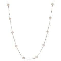 Cartier Love Station Necklace 18K White Gold