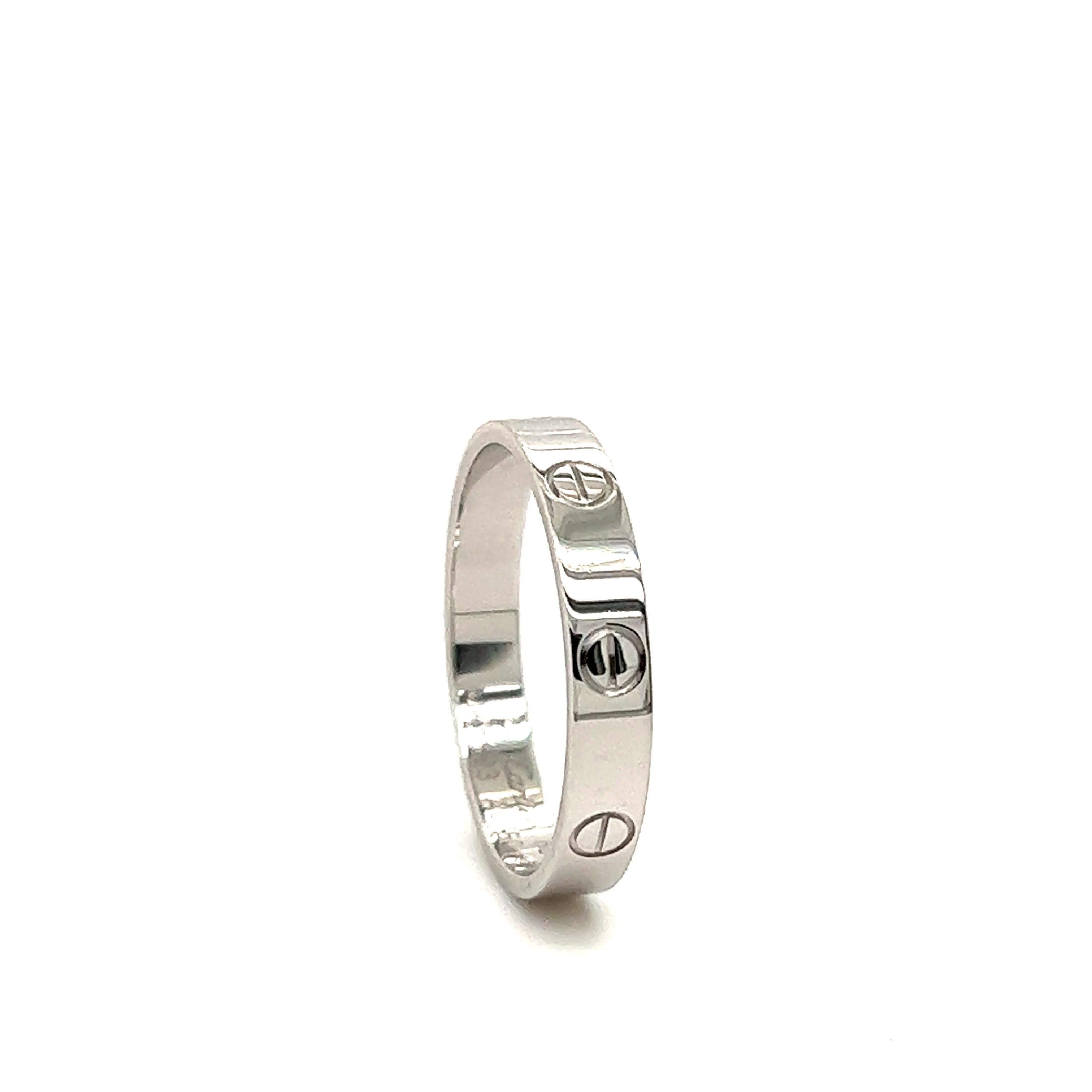 cartier love ring thin