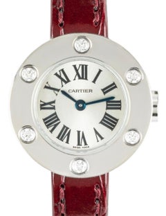 Cartier Love Watch Diamond Bezel and Silver Dial
