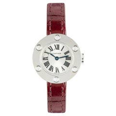 Cartier Love Watch Diamond Bezel and Silver Dial 