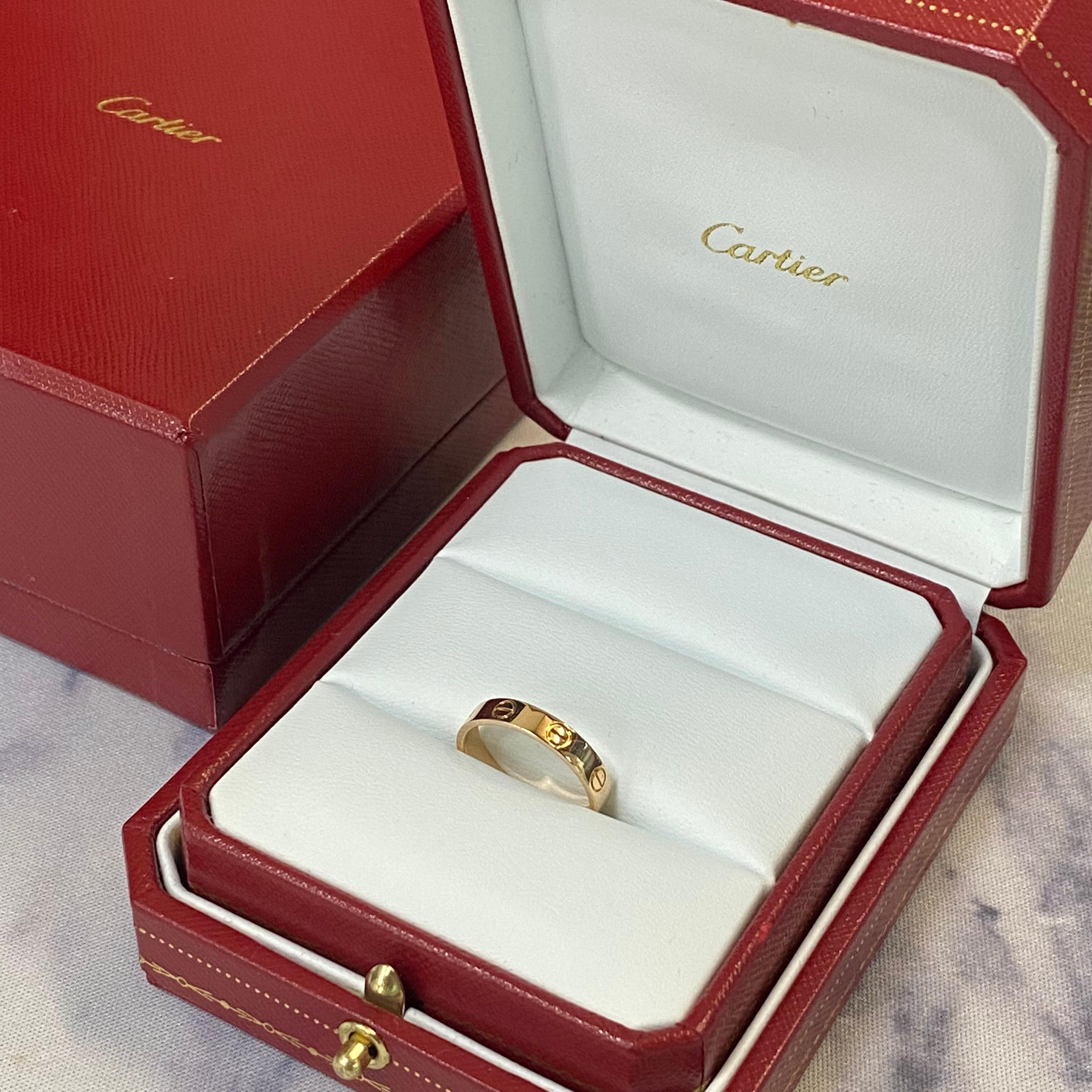 Cartier Love Wedding Band 18K Rose Gold 1