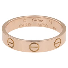 Cartier Love Wedding Band 18K Rose Gold