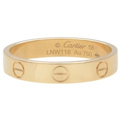 Cartier Love Wedding Band 18K Yellow Gold