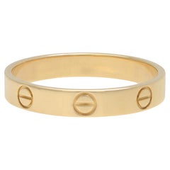 Fede nuziale Cartier Love in oro giallo 18 carati
