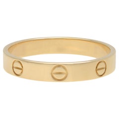 Cartier Love Wedding Band 18K Yellow Gold