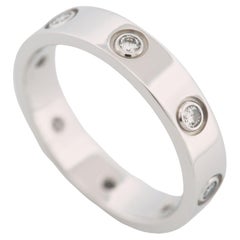 Cartier Love Ehering mit 8 Diamanten, 50 WG