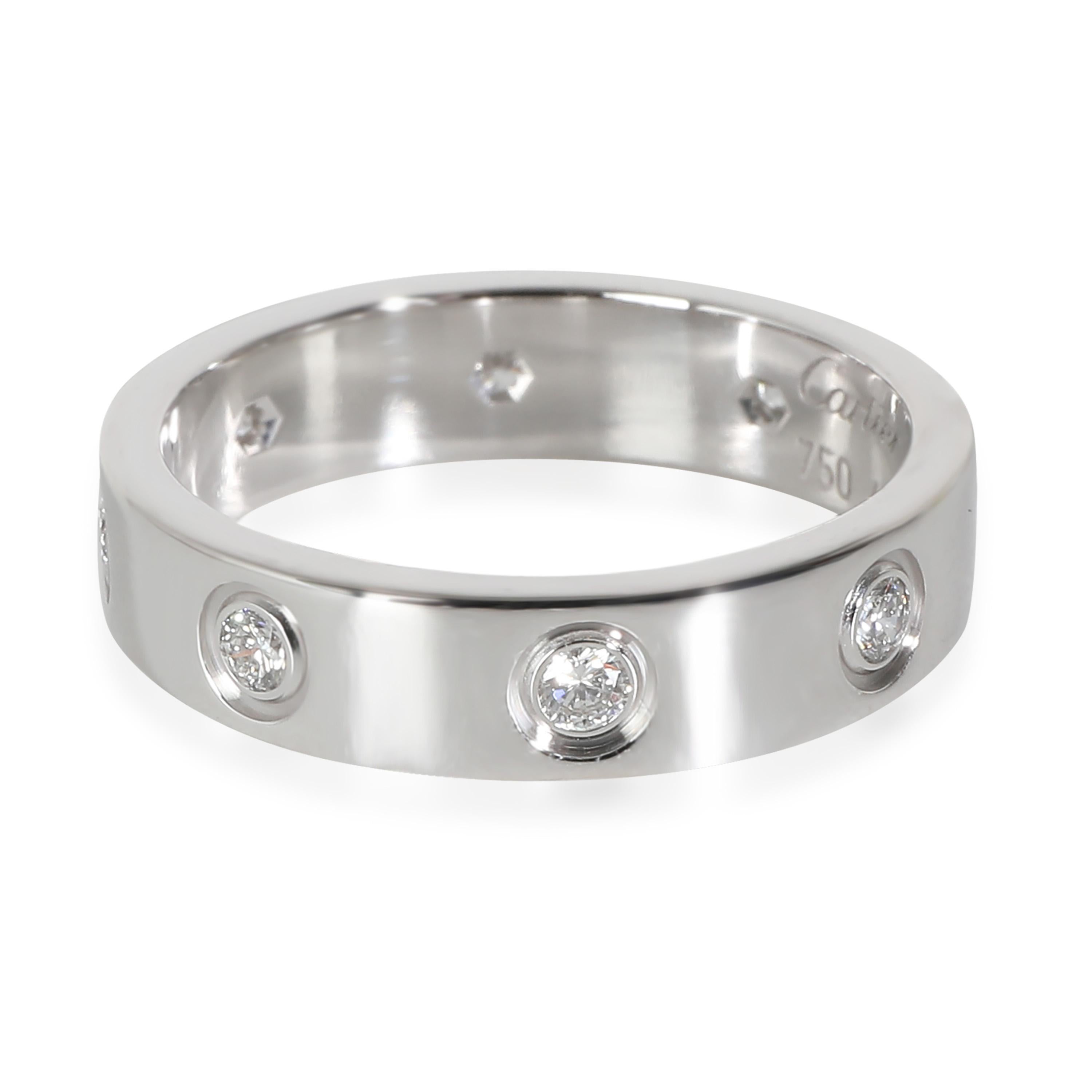 Alianza Cartier Amor, Diamantes (Oro Blanco) en Excelente estado para la venta en New York, NY