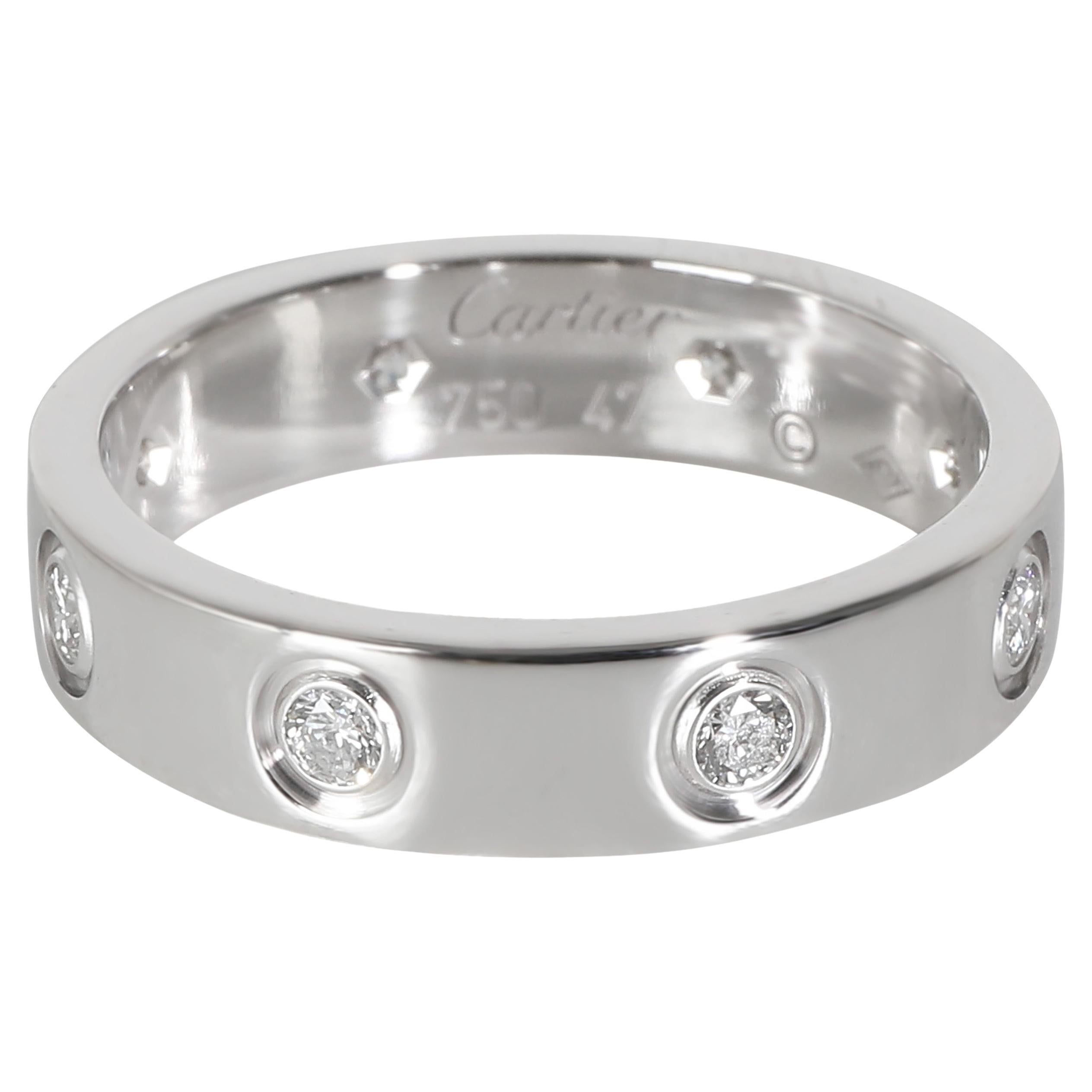 Alliance Cartier Love, diamants (or blanc)