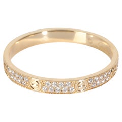 Cartier Love Ehering, Diamanten (Gelbgold)