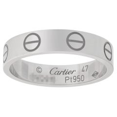 Cartier Love Wedding Band in Platinum