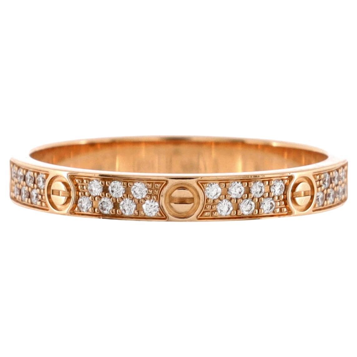 9K Rose Gold Filled Filigree Infinity Band Ring - Small Size - Ladies Gift