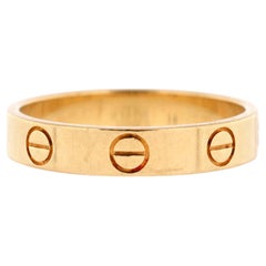 Cartier Love Wedding Band Ring 18K Yellow Gold Cartier Love Wedding Band Ring 18K Yellow Gold