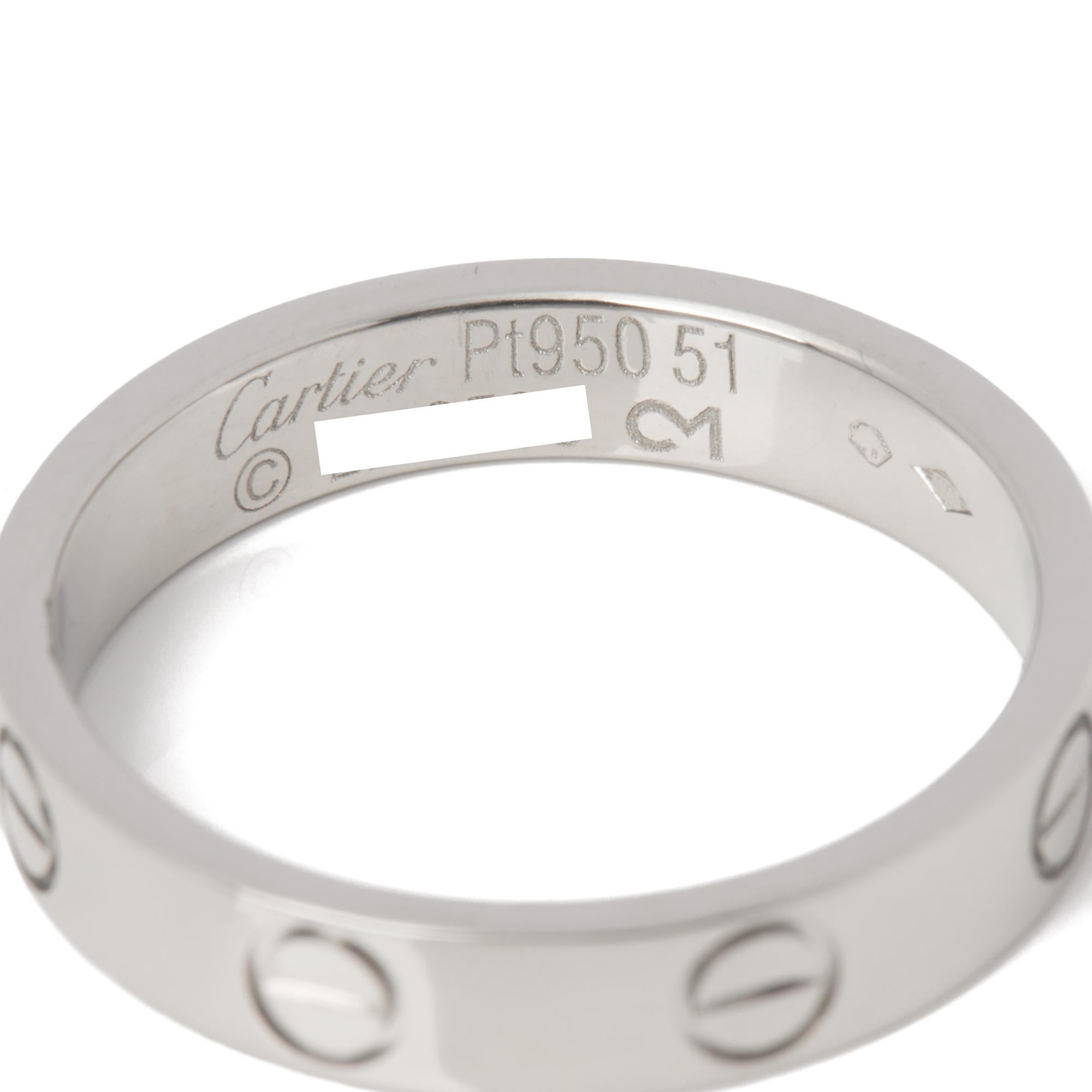 Contemporary Cartier Love Wedding Band Ring