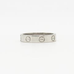 Cartier LOVE Wedding Band Ring in Platinum Pt950, Size: 49