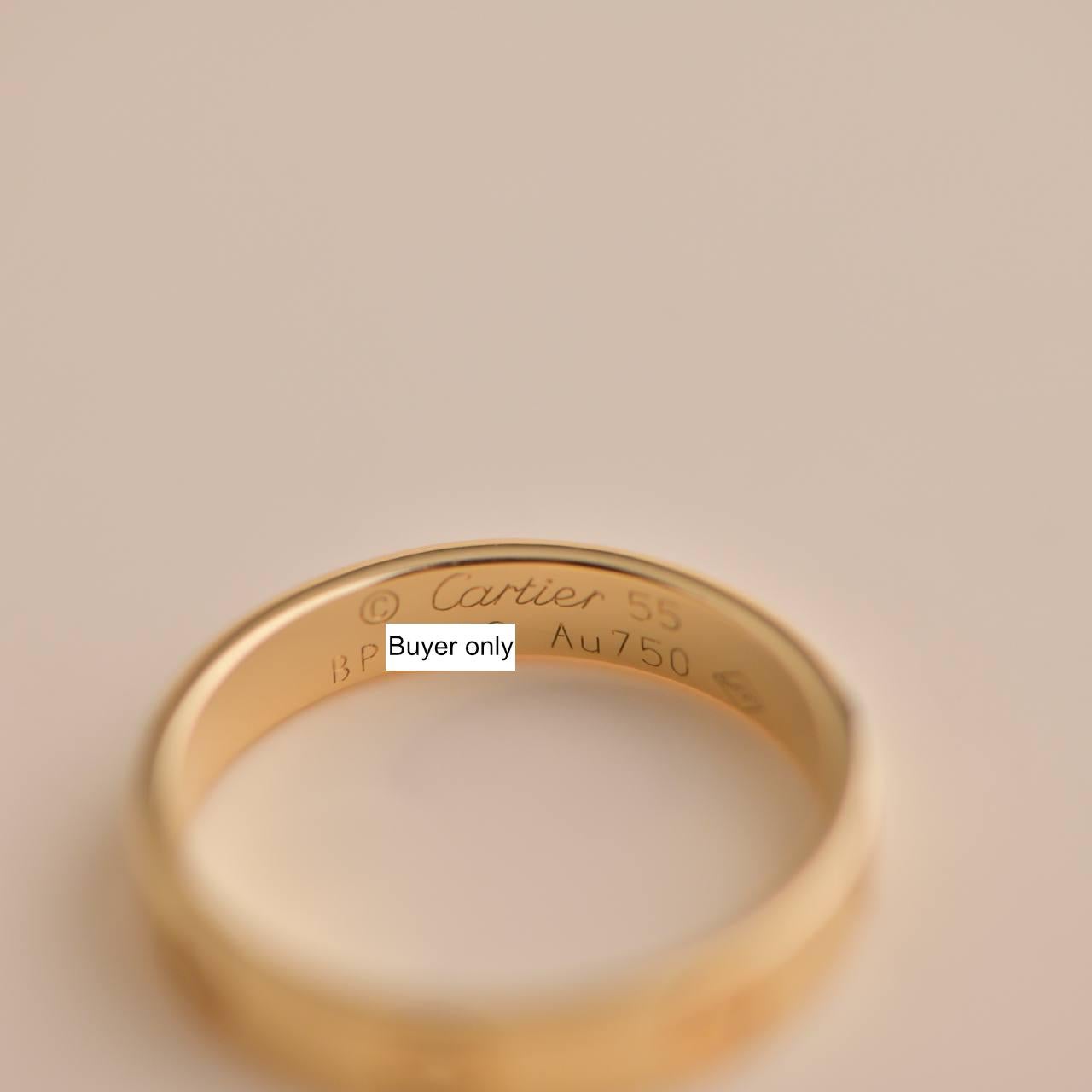 cartier love ring dupe 14k